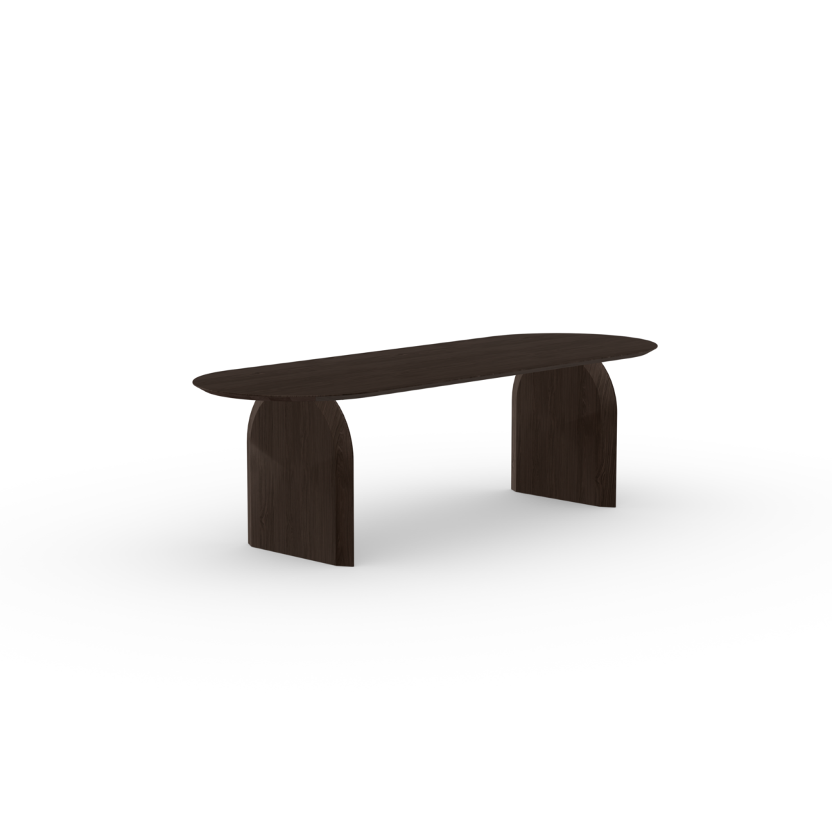 Studio HENK Slot eettafel plat-ovaal eiken gerookte beits - Afbeelding 11