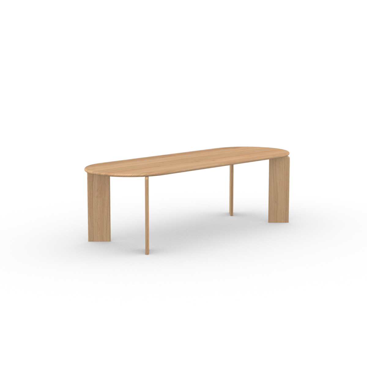 Studio HENK Soft eettafel plat-ovaal eiken naturel lak - Afbeelding 12