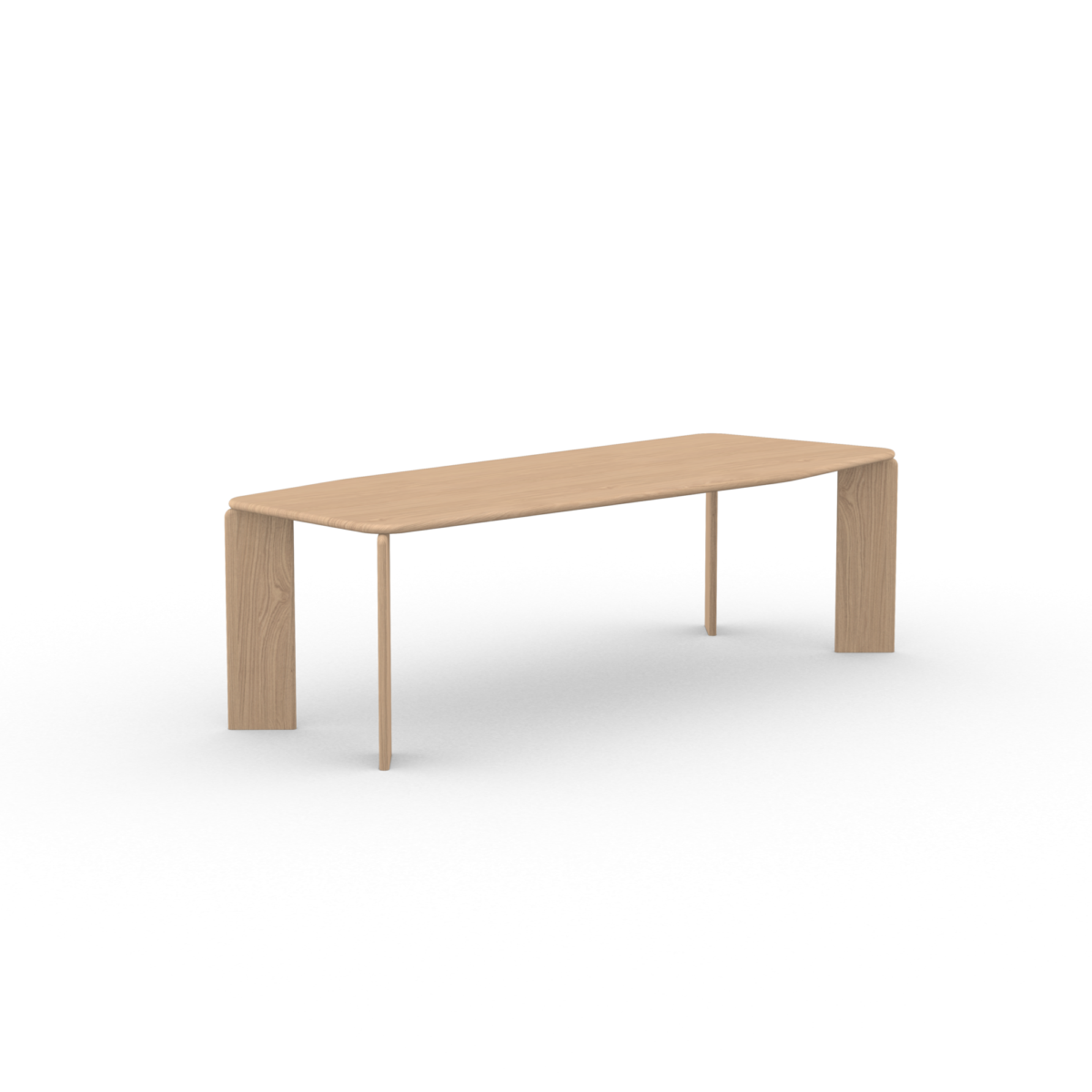 Studio HENK Soft eettafel paper eiken hardwax olie natural light - Afbeelding 13