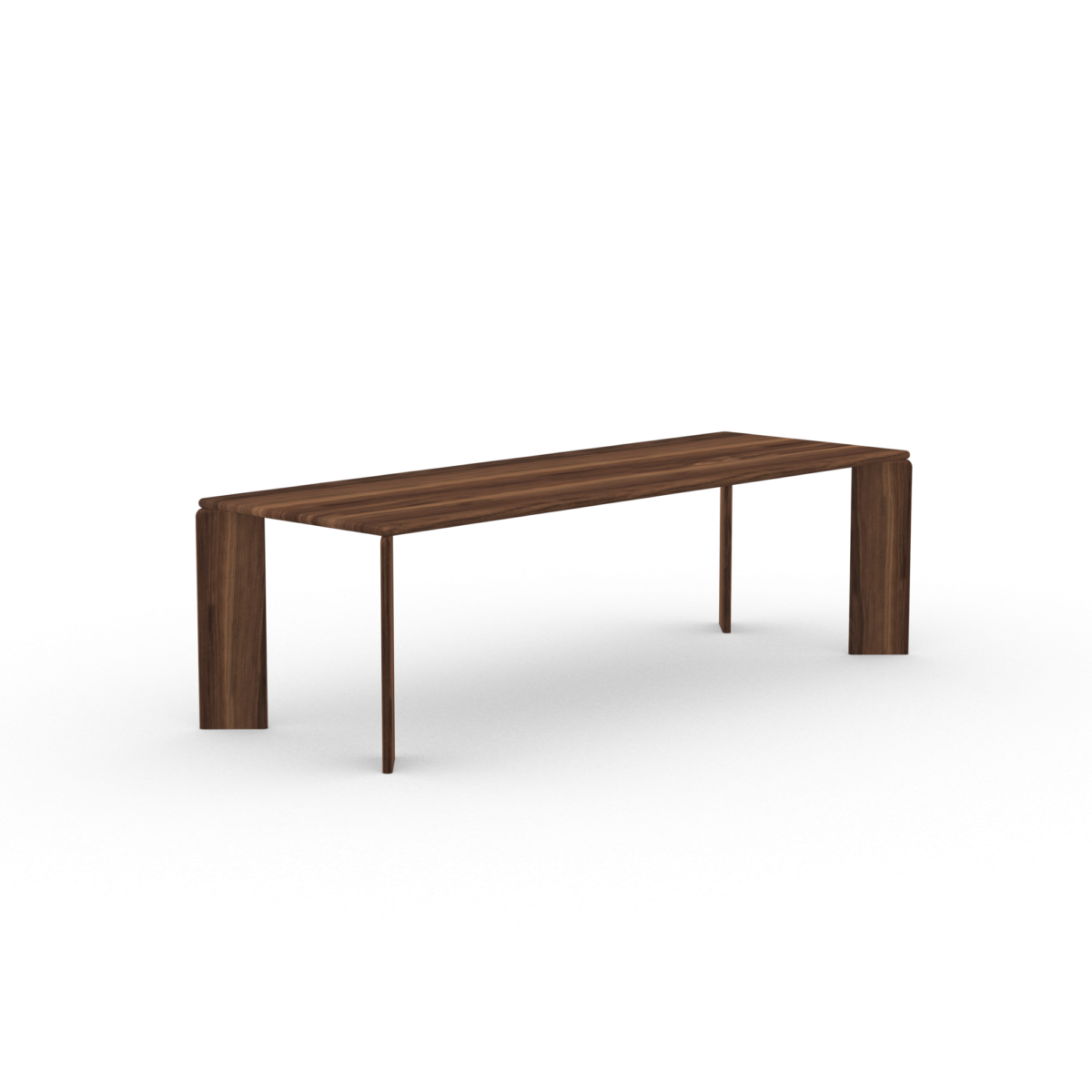 Studio HENK Soft eettafel rechthoekig walnoot naturel lak - Afbeelding 13