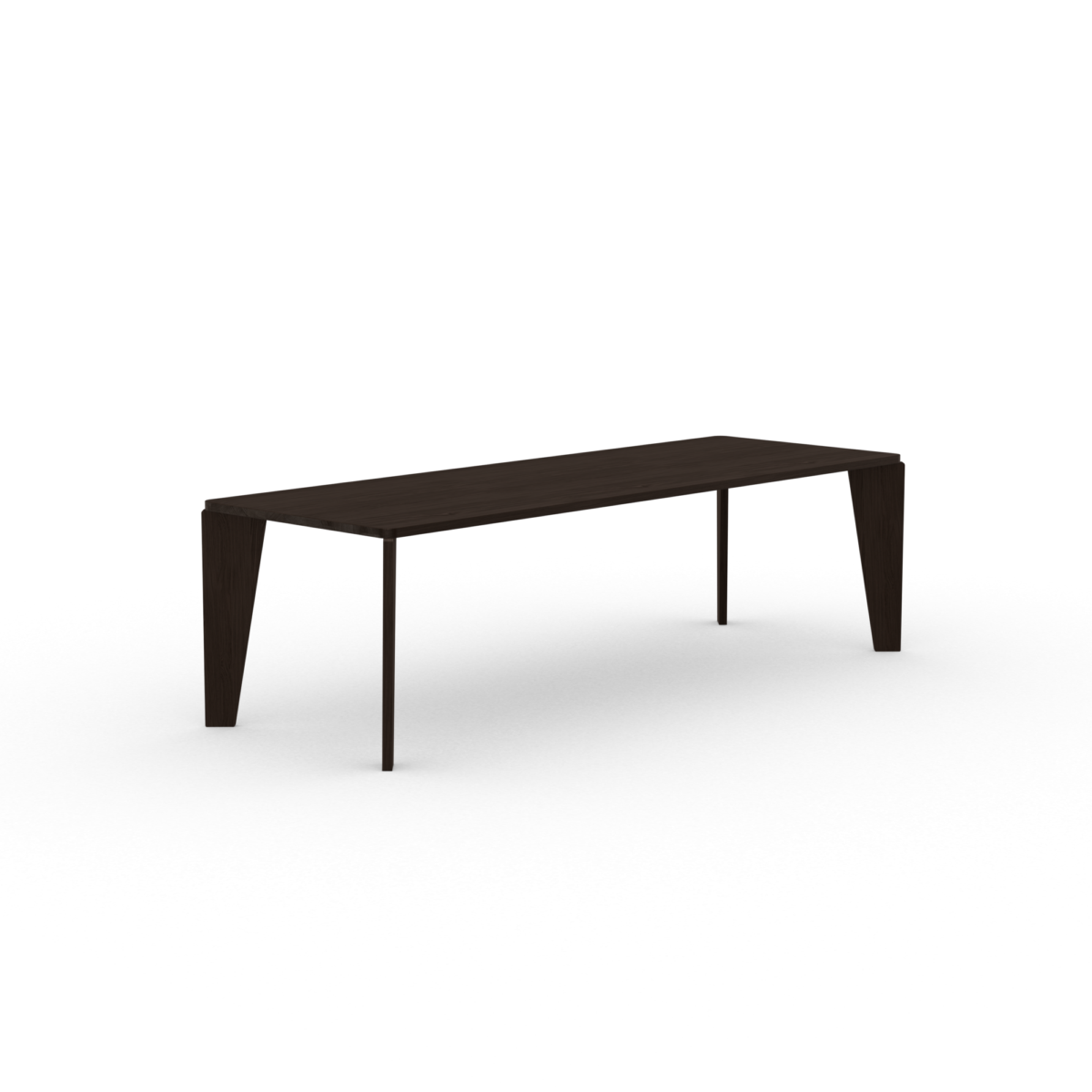 Studio HENK Taper eettafel rechthoekig eiken gerookte beits - Afbeelding 11