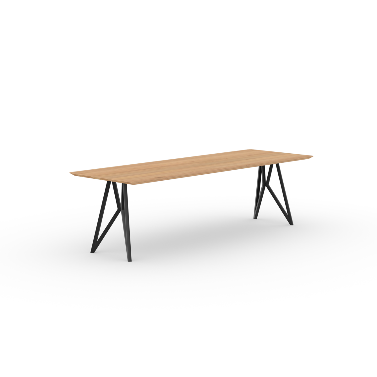 Studio HENK Butterfly eettafel rechthoekig eiken naturel lak - Afbeelding 11