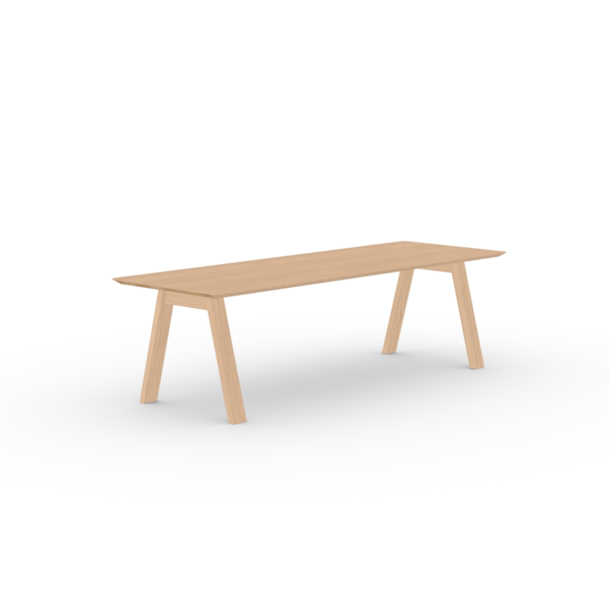 Studio HENK Legno eettafel rechthoekig eiken hardwax olie natural light - Afbeelding 4