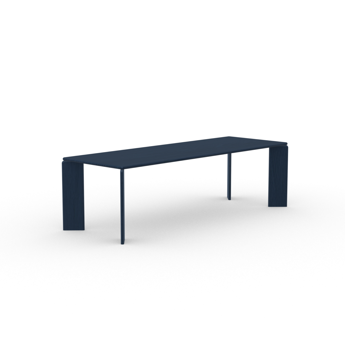 Studio HENK Soft eettafel rechthoekig eiken blauwe lak - Afbeelding 13