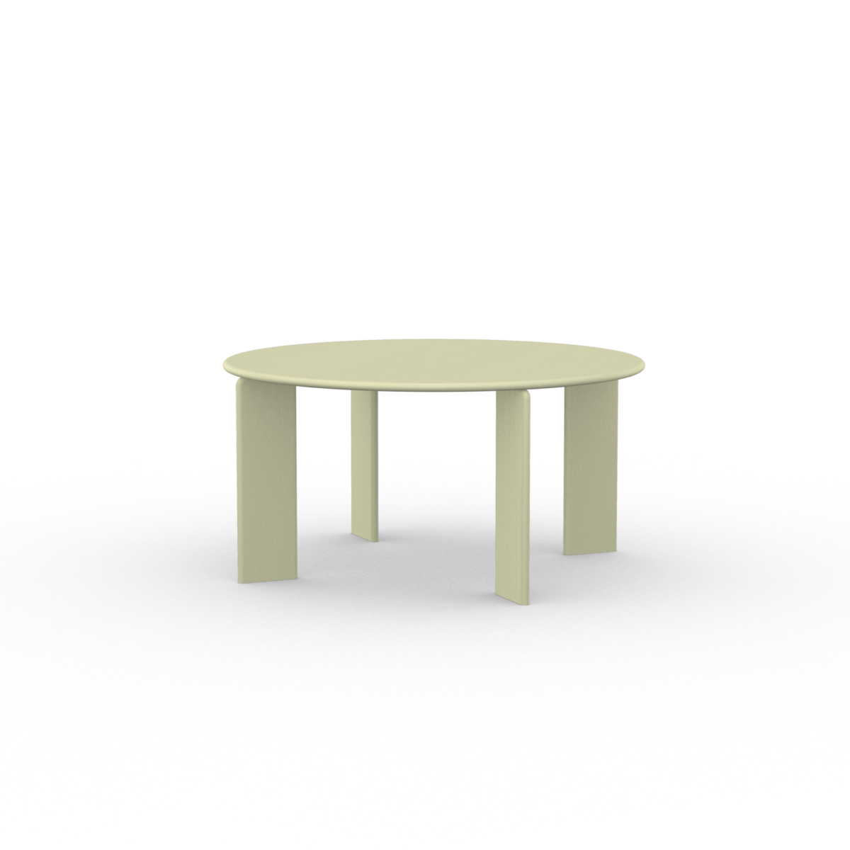 Studio HENK Soft eettafel rond eiken gele lak - Afbeelding 13