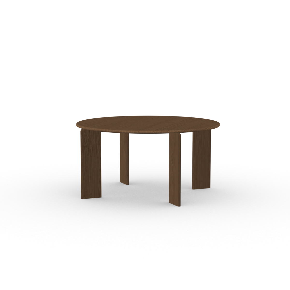 Studio HENK Soft eettafel rond eiken gerookte beits - Afbeelding 13