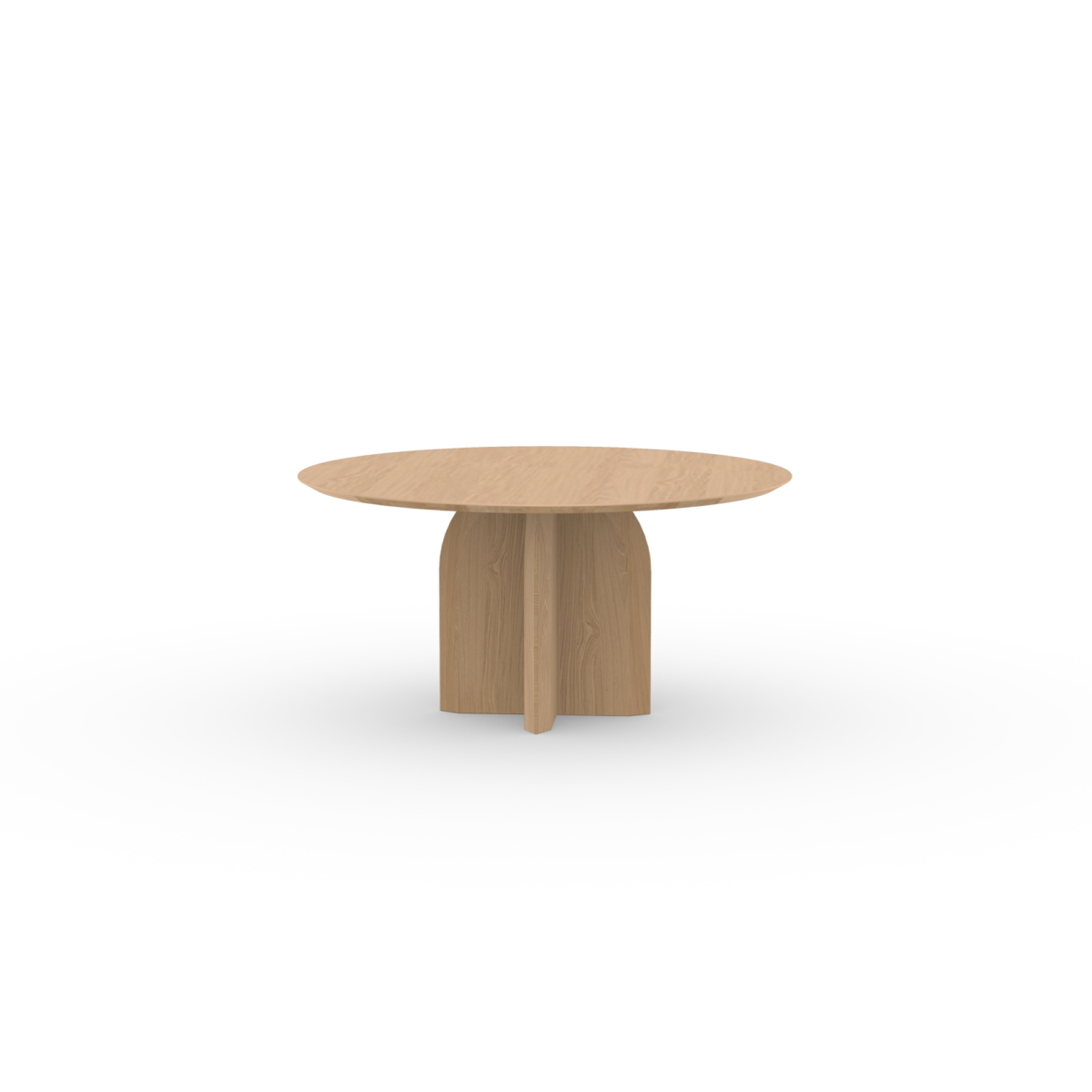 Studio HENK Slot eettafel rond eiken hardwax olie natural light - Afbeelding 11