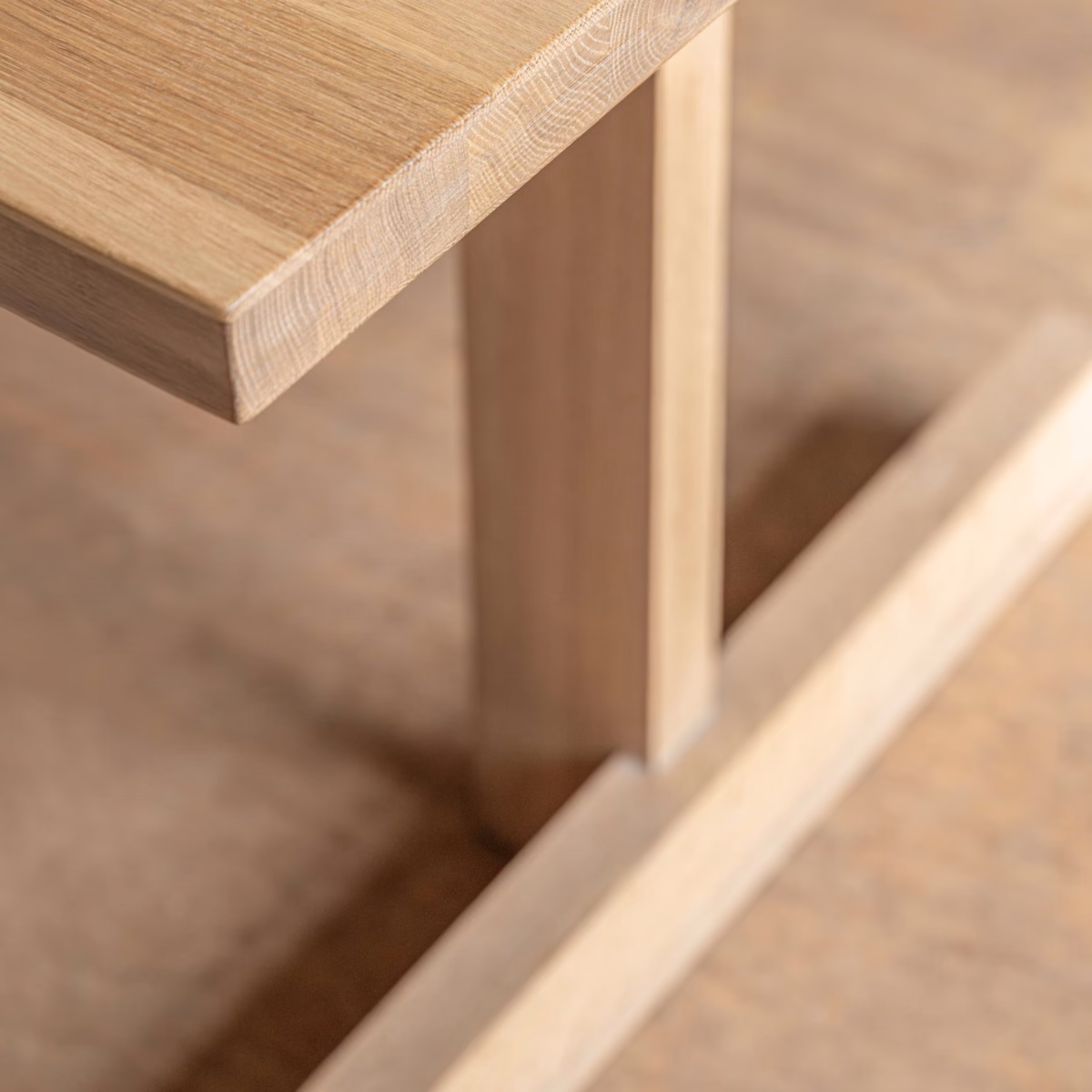 Studio HENK Base eettafel rechthoekig eiken hardwax olie natural - Afbeelding 4