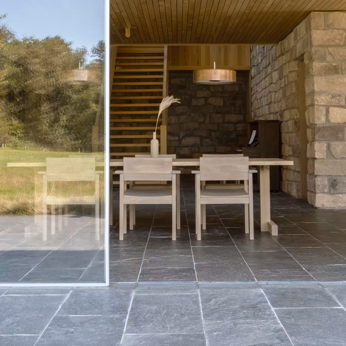 Studio HENK Base eettafel rechthoekig eiken hardwax olie natural - Afbeelding 6