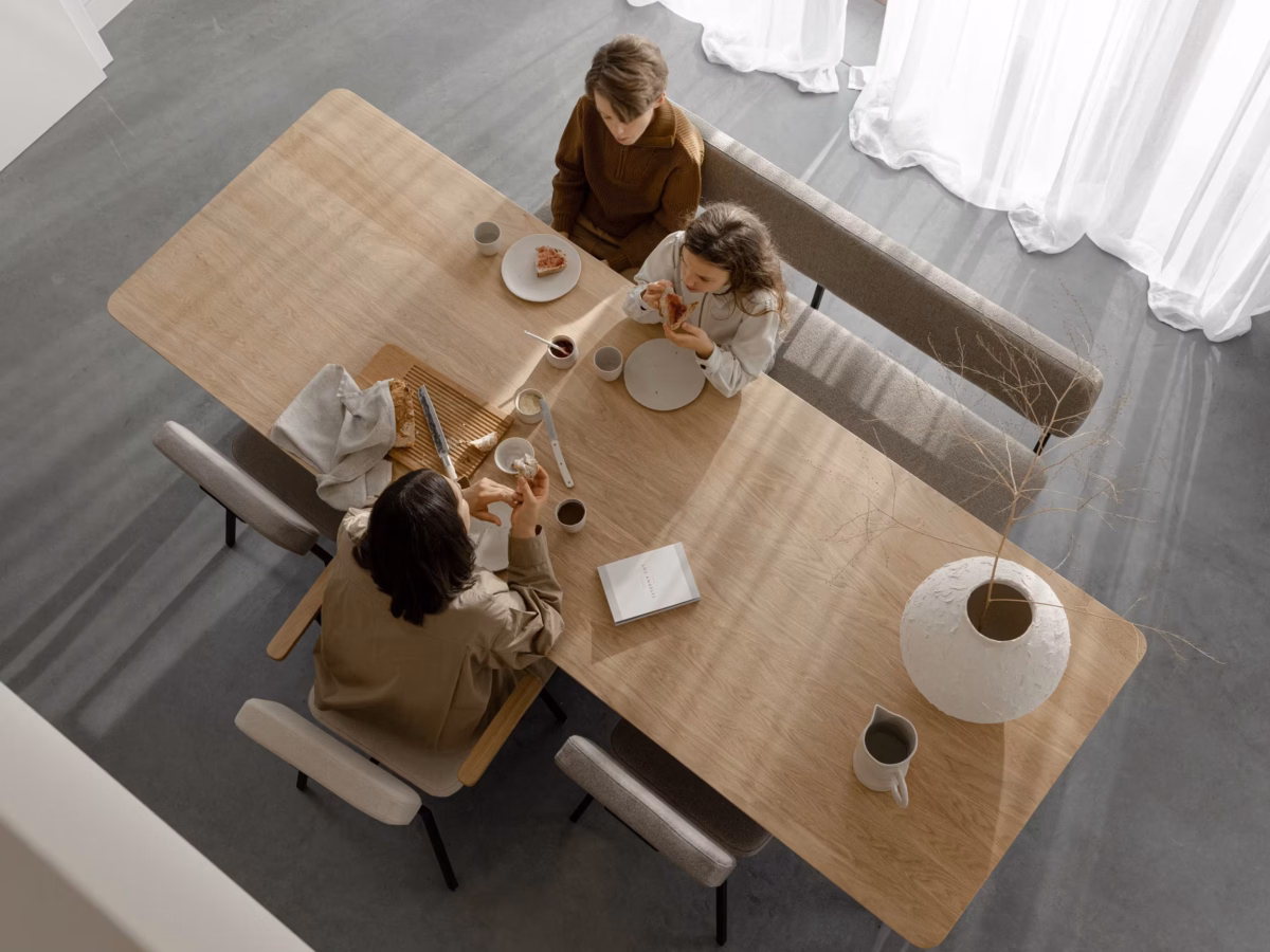 Studio HENK Butterfly eettafel ovaal hpl fenix bianco kos - Afbeelding 4