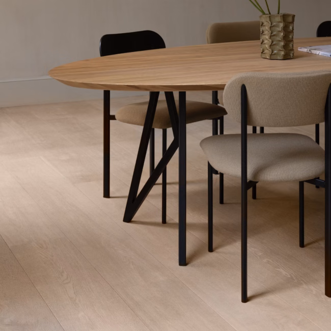 Studio HENK Butterfly eettafel blob hpl fenix beige luxor