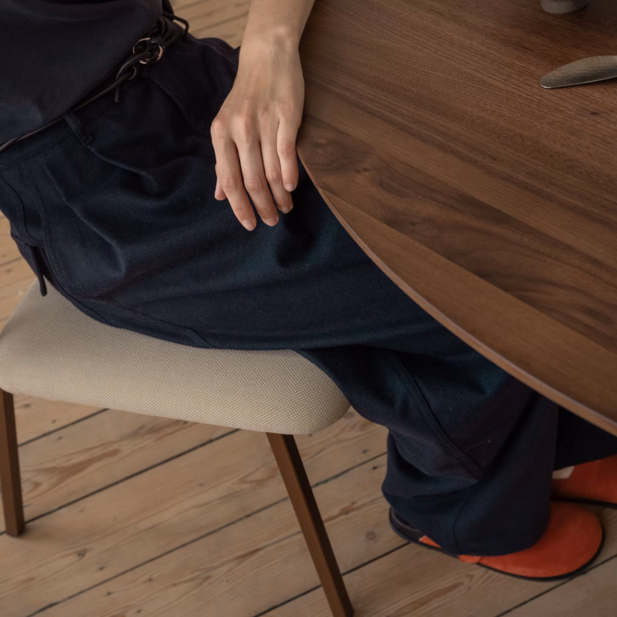 Studio HENK Dansk eettafel plat ovaal eiken hardwax olie natural light - Afbeelding 6