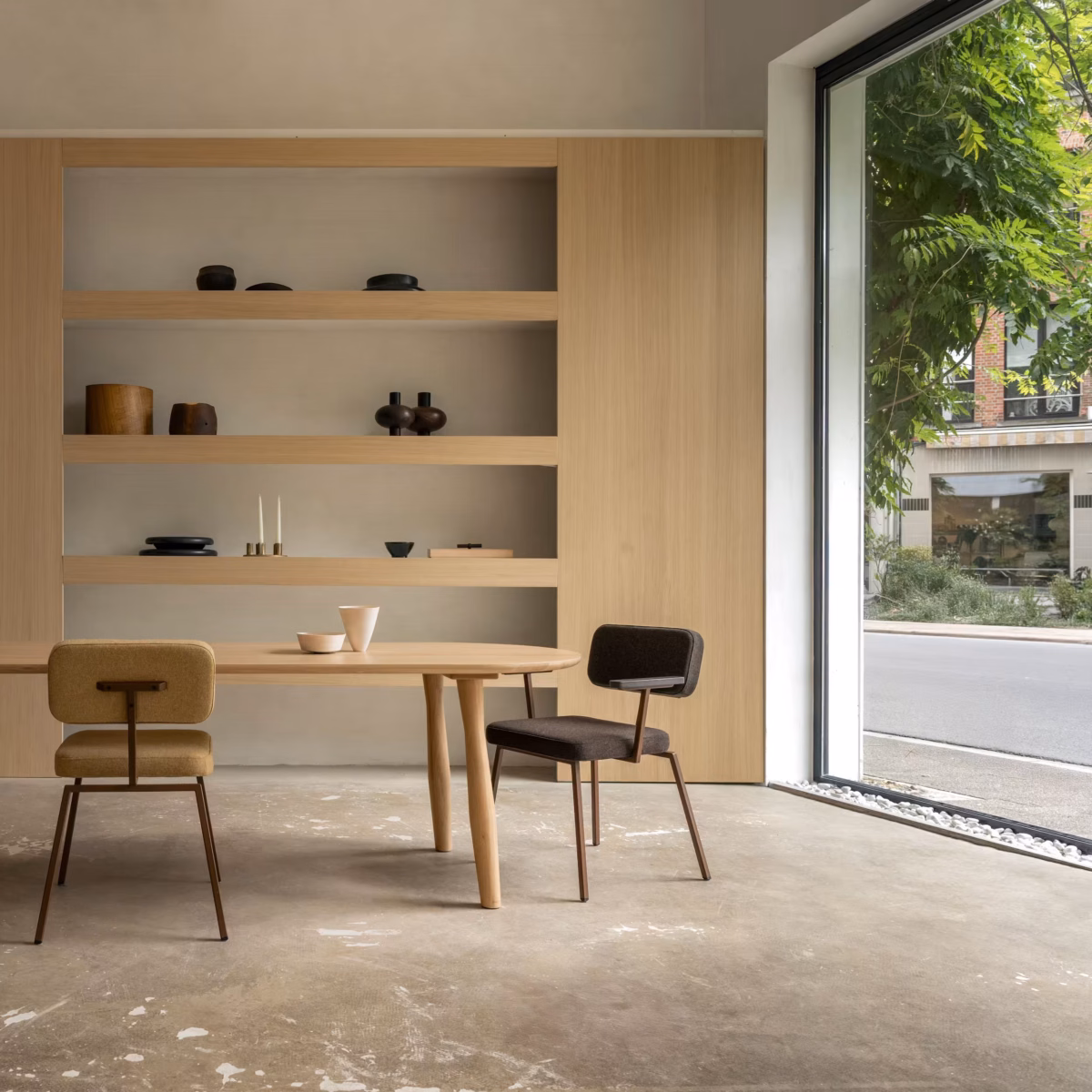 Studio HENK Dansk eettafel plat ovaal eiken hardwax olie natural light - Afbeelding 8