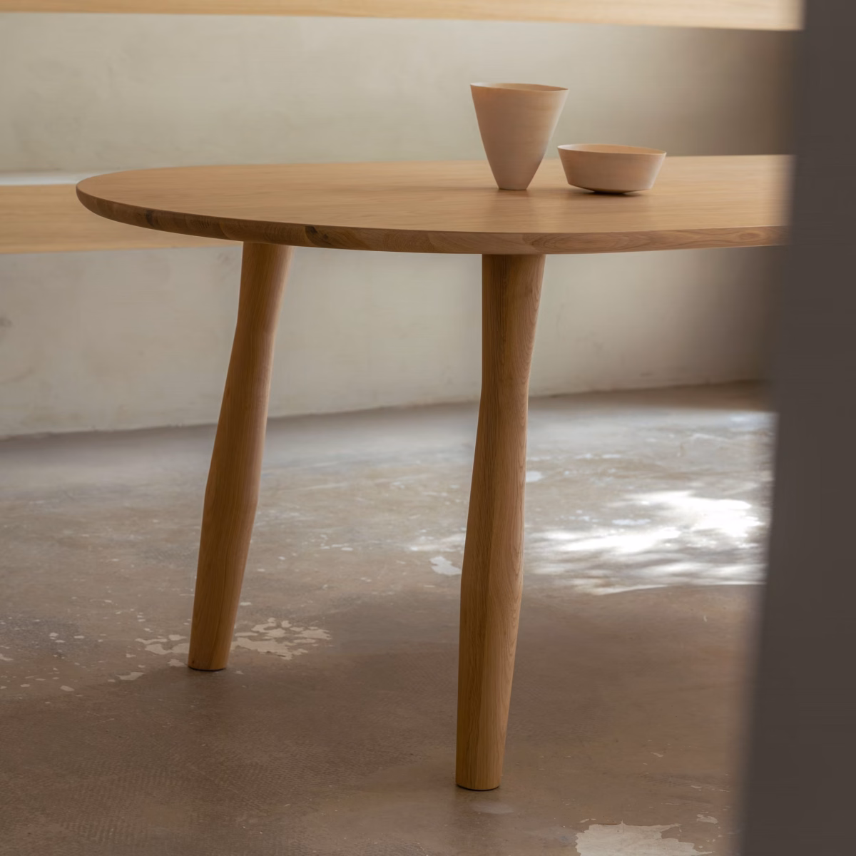 Studio HENK Dansk eettafel rechthoekig eiken hardwax olie natural - Afbeelding 5
