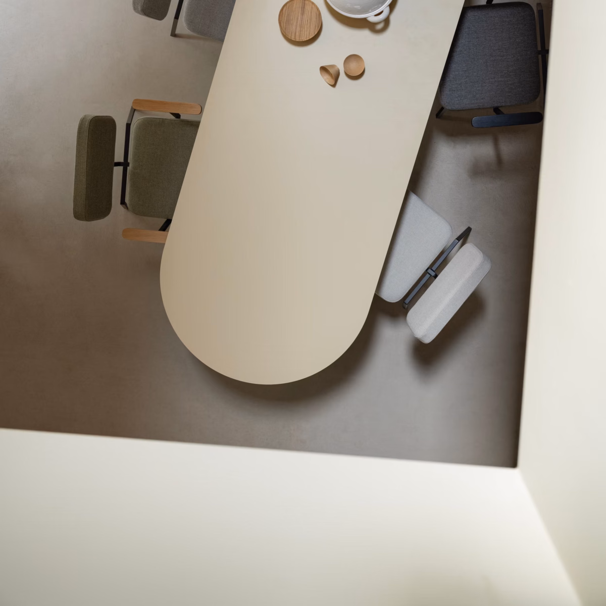 Studio HENK New Classic eettafel blob hpl fenix beige arizona - Afbeelding 3