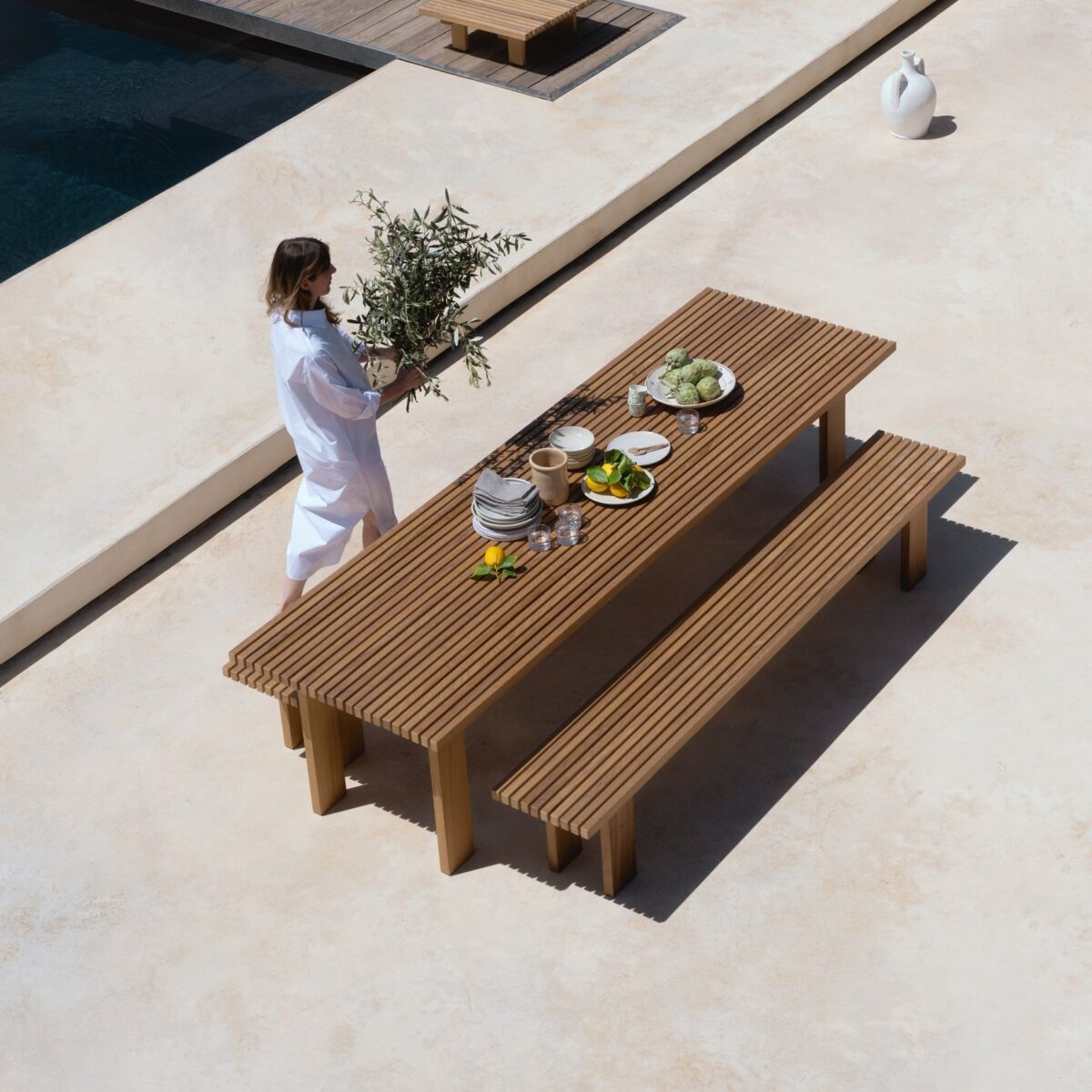Studio HENK Element outdoor eetkamerbank - Afbeelding 5