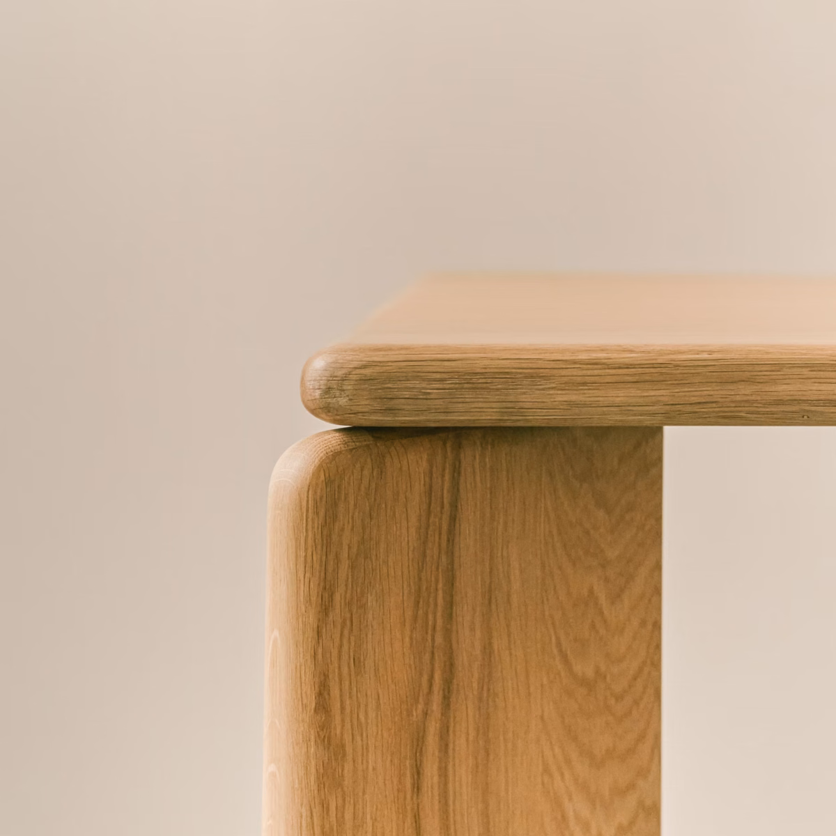 Studio HENK Soft eettafel rechthoekig eiken blauwe lak - Afbeelding 5
