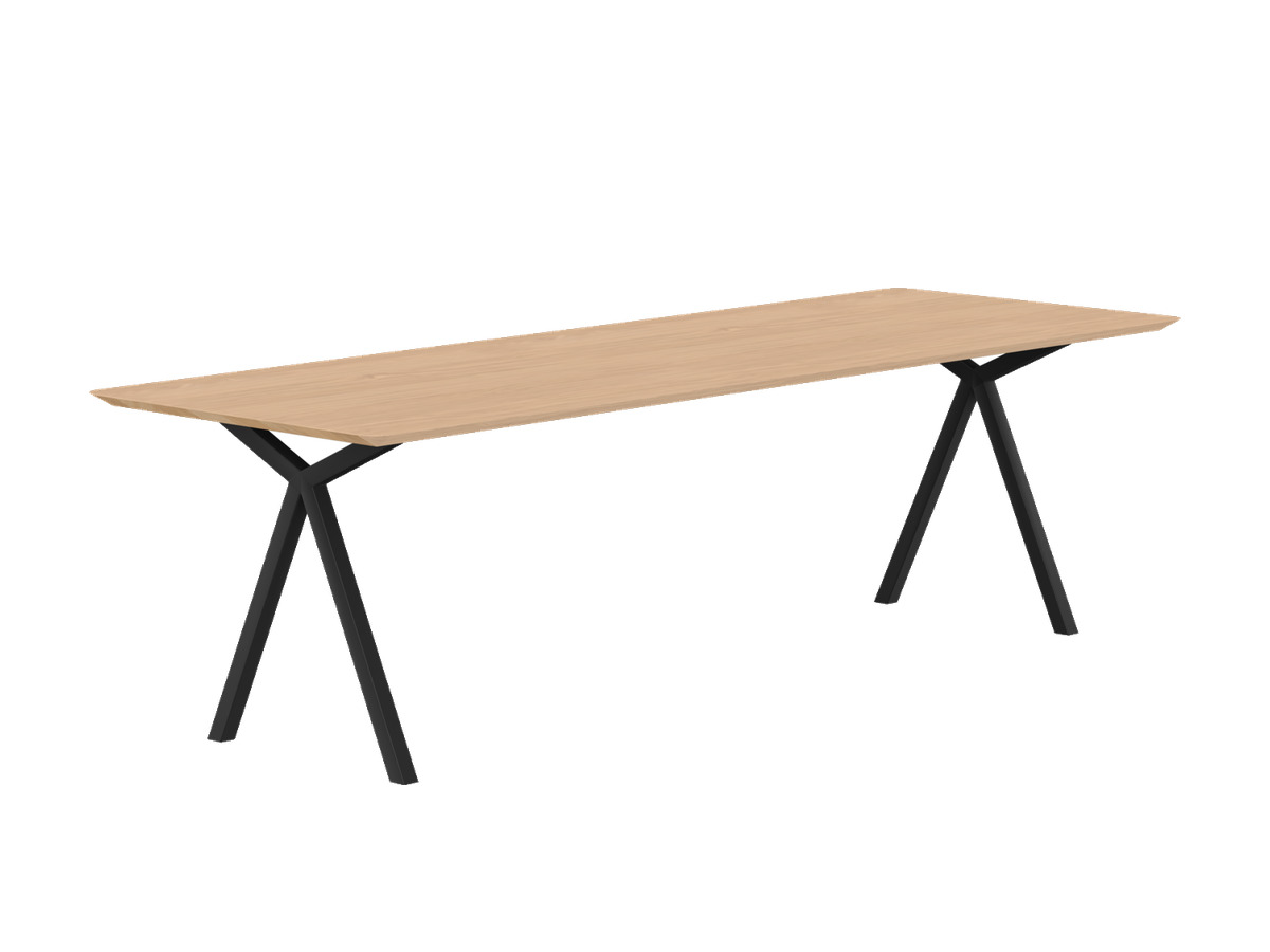 studio-henk-slim-x-type-eettafel-rechthoekig-eiken-hardwax-olie-natural-light-met-zwart-onderstel