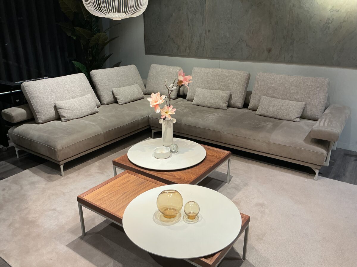 Rolf Benz hoekbank– showroommodel