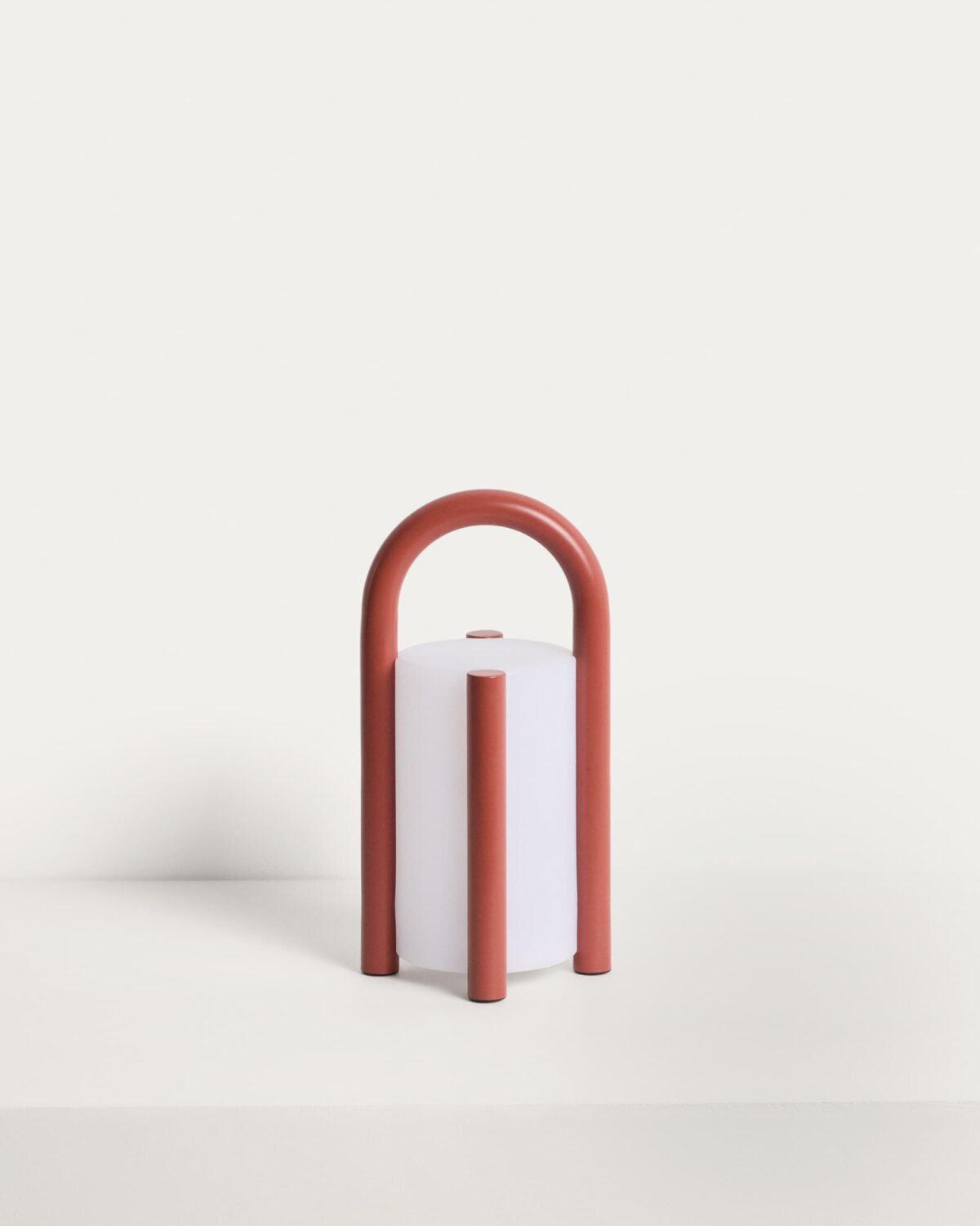 Kave Home leros tafellamp klein terracotta