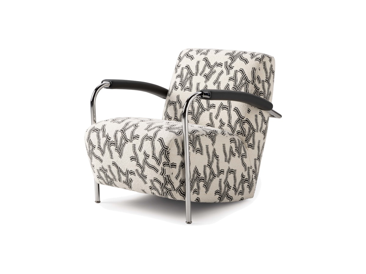 Leolux Scylla by Mae Engelgeer fauteuil in Black & White