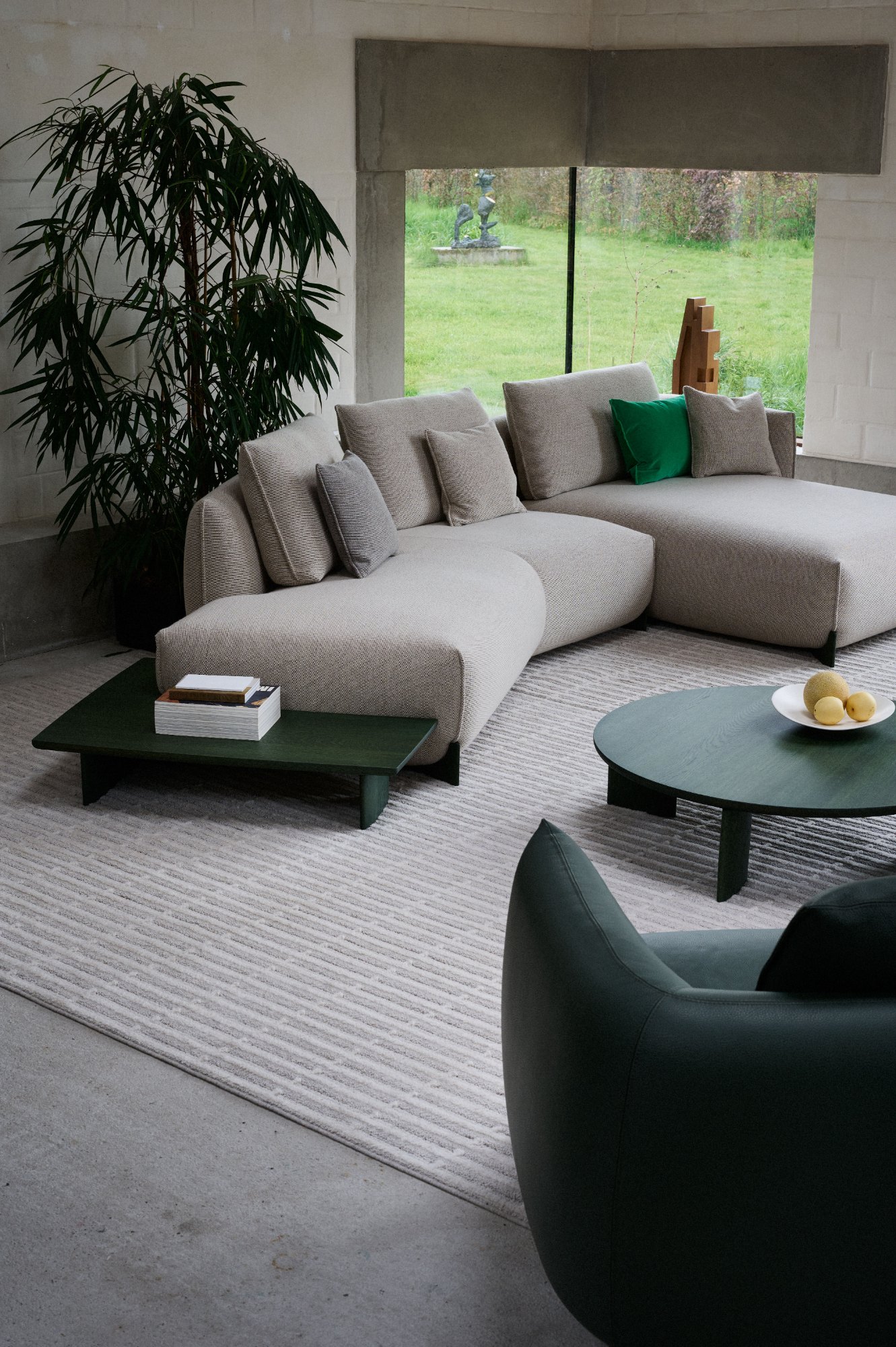 Leolux Naila hoekbank met chaise longue