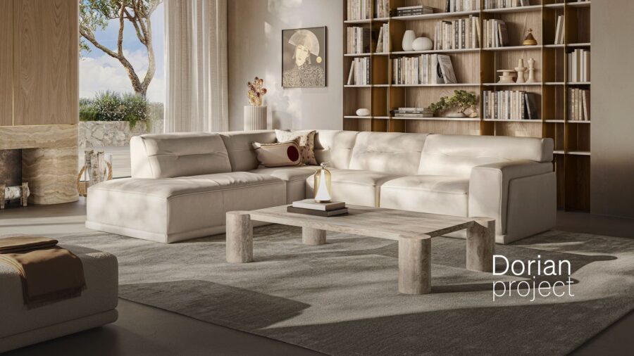 Natuzzi Italia Dorian bank