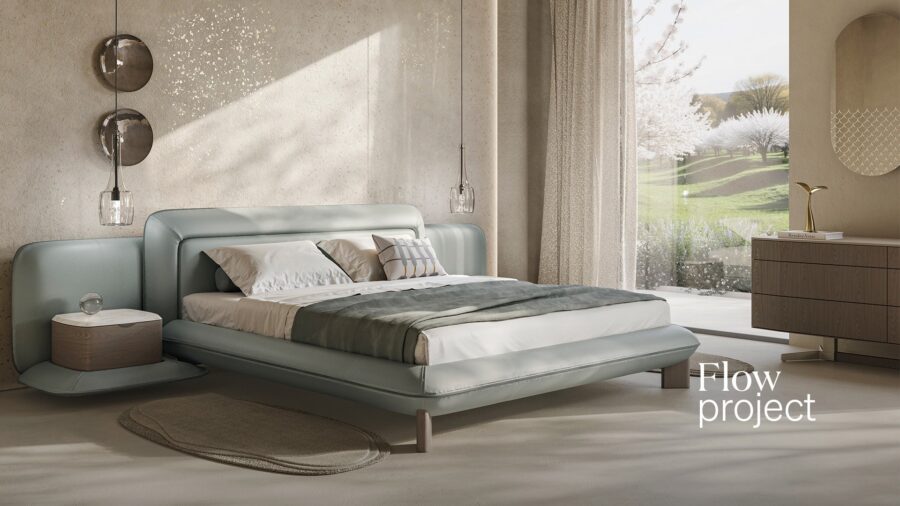 Natuzzi Italia Flow bed