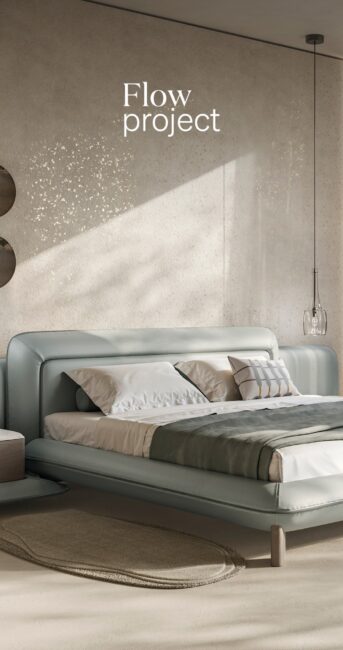 Natuzzi Italia Flow bed