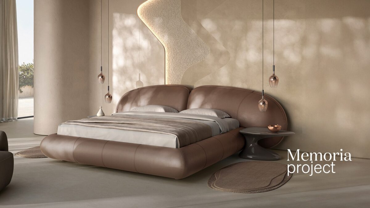 Natuzzi Italia Memoria bed sfeerfoto