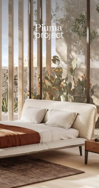 Natuzzi Italia Piuma bed