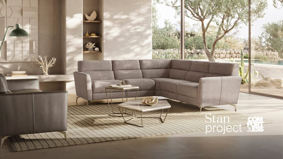 Natuzzi Italia Stan hoekbank