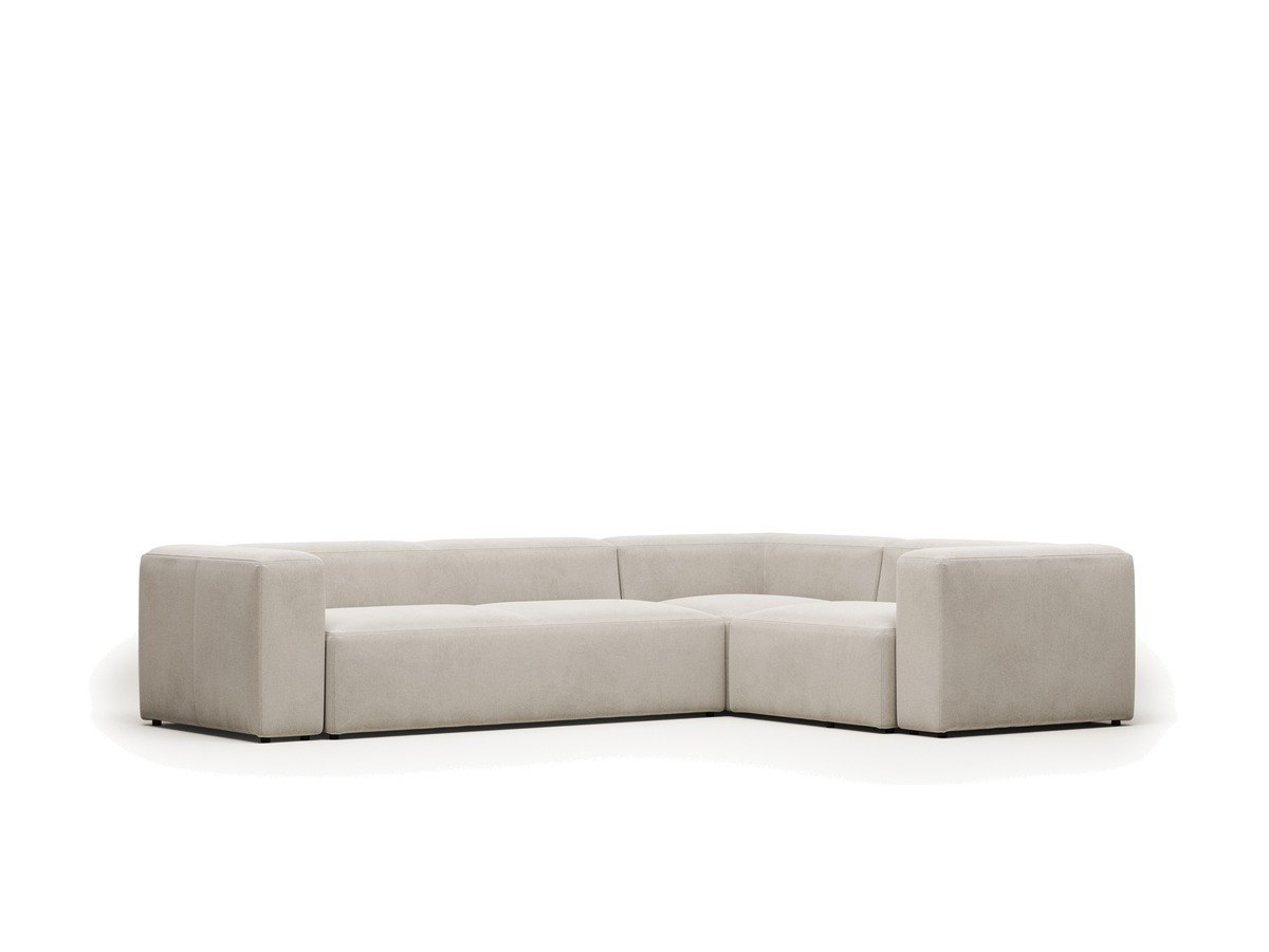 Kave Home 4-zits hoekbank Blok beige 320 x 230 cm / 230 x 320 cm