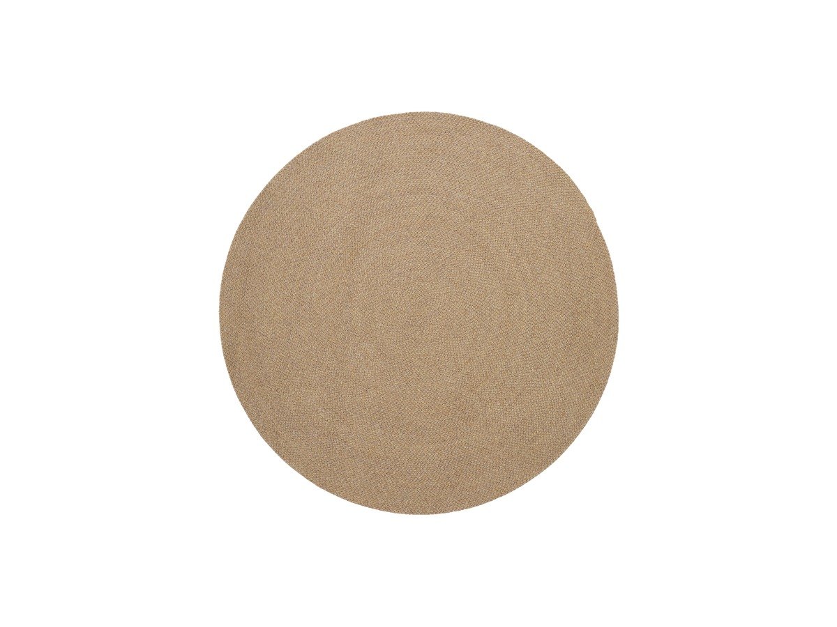 Kave Home Beige rond tapijt Despas van synthetische vezels Ø 200 cm