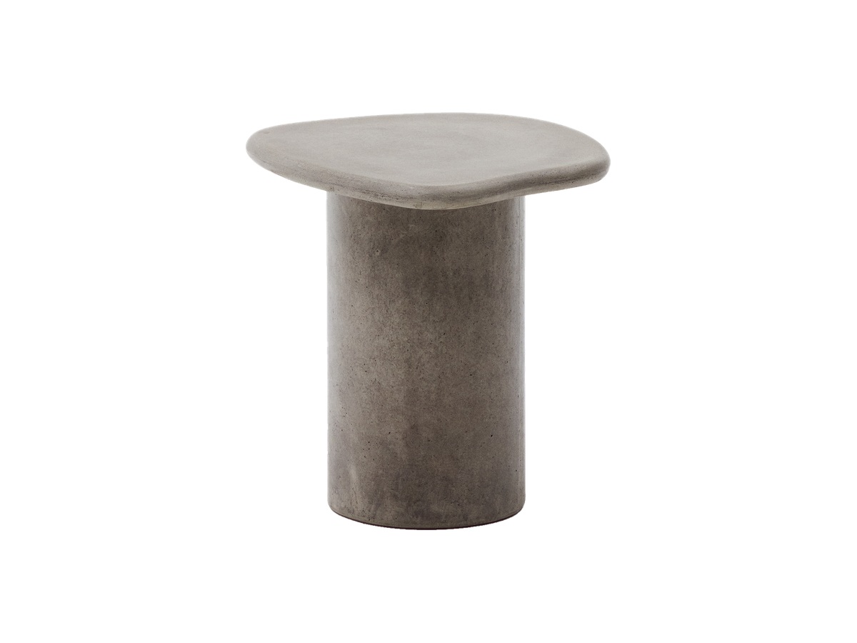 Kave Home Bijzettafel Macarella van cement 48 x 47 cm