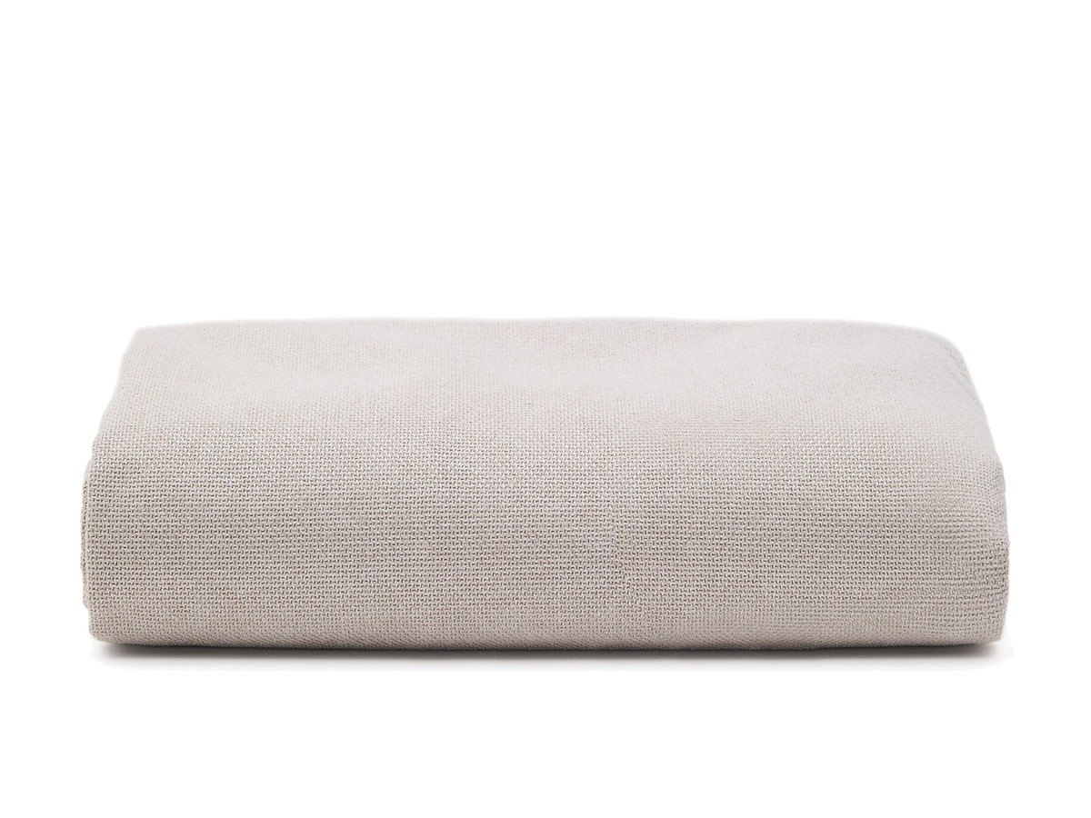 Kave Home Blok beddenhoes beige voor matras van 160 x 200 cm