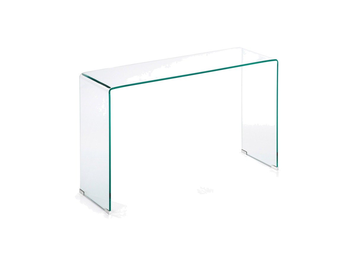 Kave Home Burano glazen console 125 x 40 cm