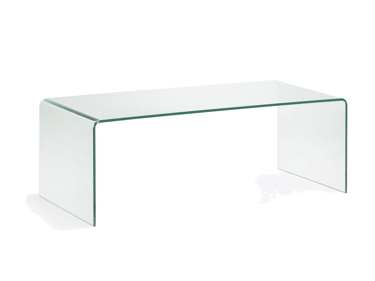 Kave Home Burano glazen salontafel 110 x 50 cm