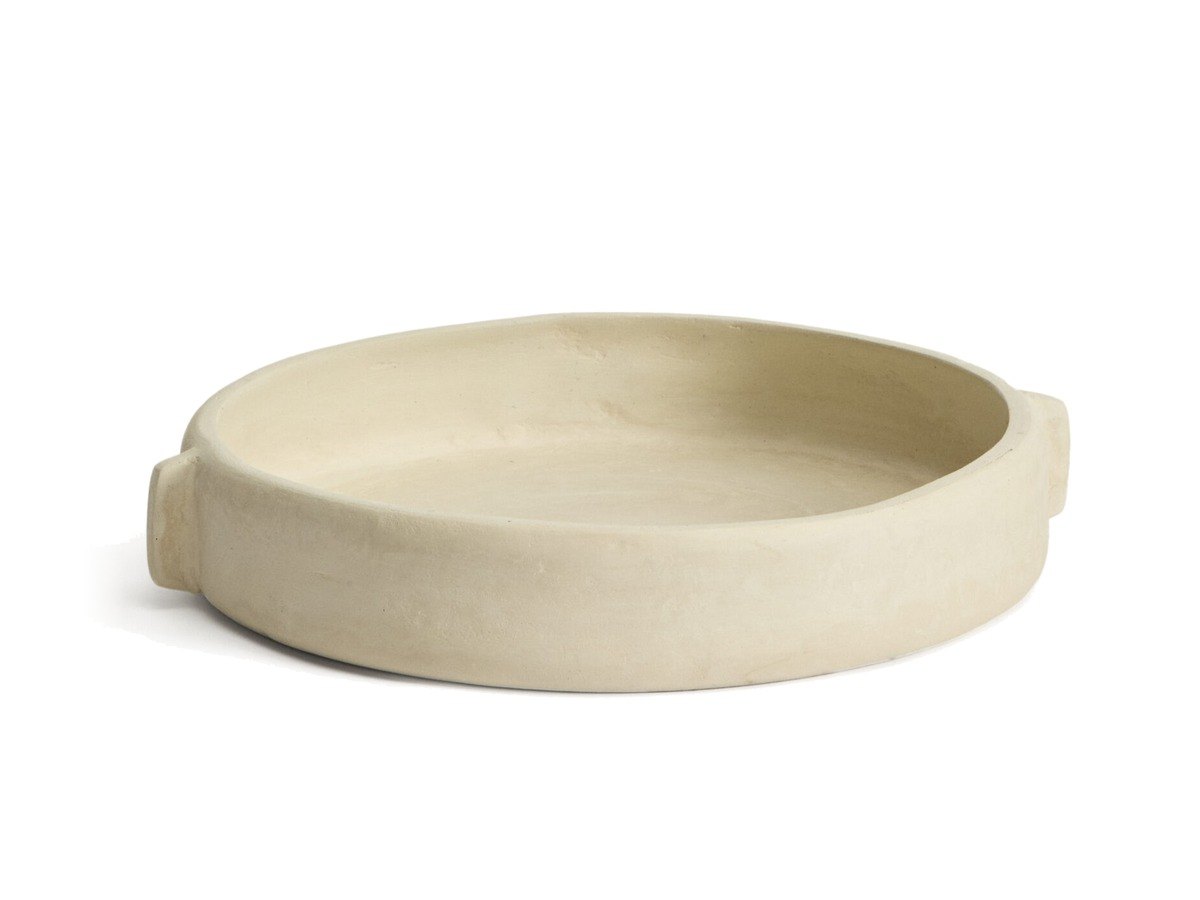 Kave Home Centrotavola Mireni in cartapesta beige Ø 31 cm