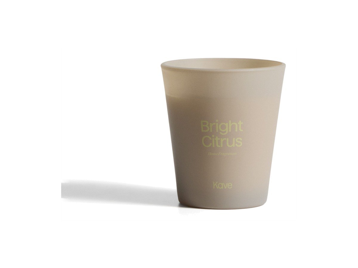 Kave Home Citronella geurkaars Bright Citrus 200 gr