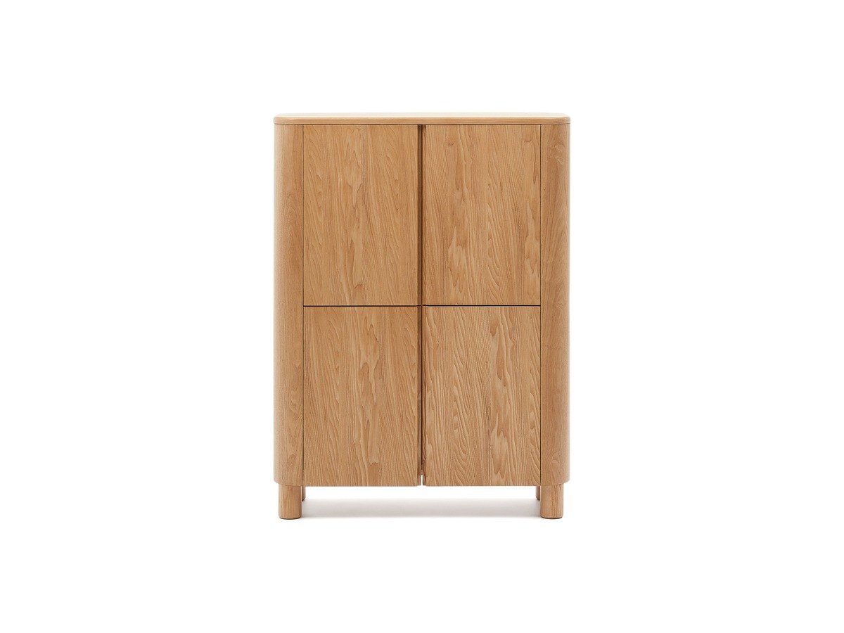 Kave Home Hoog dressoir Salaya van FSC Mix Credit essenmultiplex 100 x 134 cm