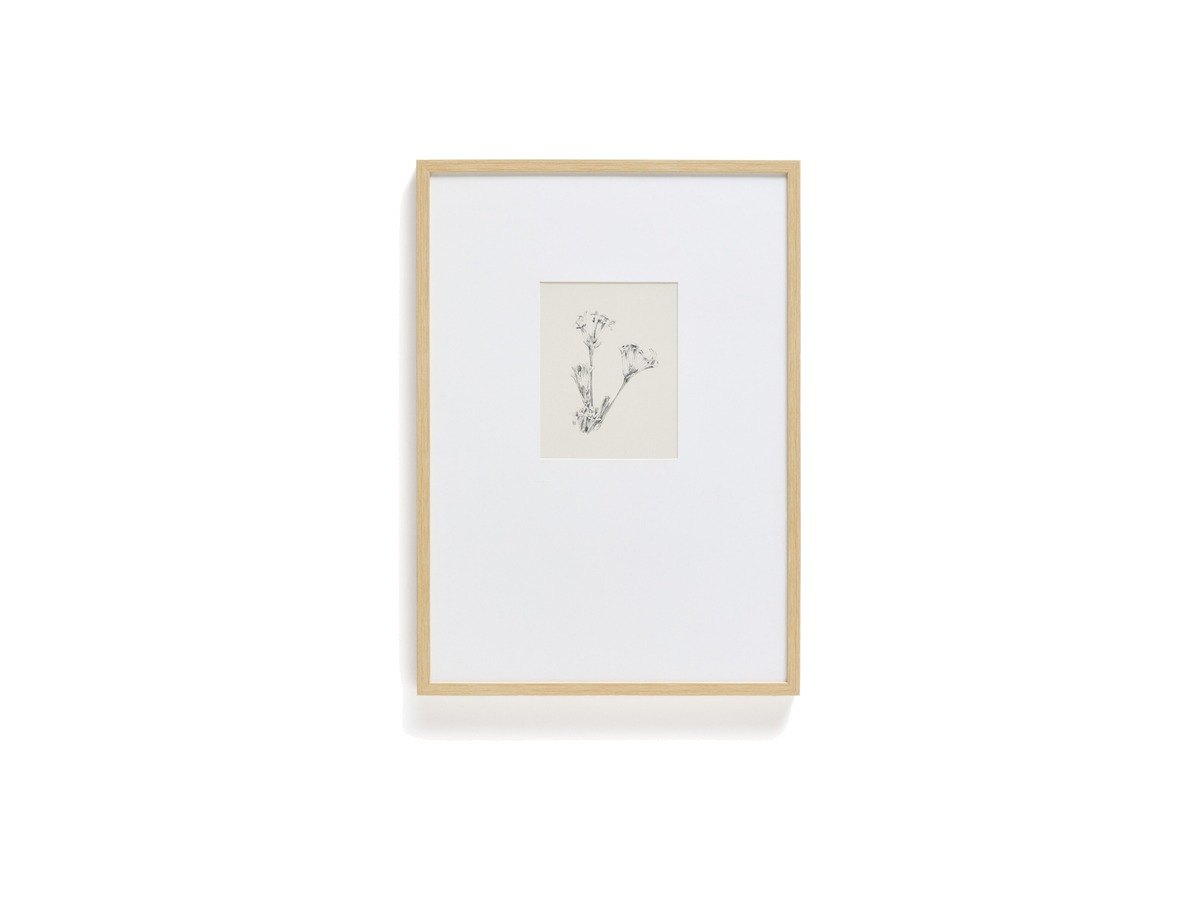Kave Home Lirena schilderij met botanische illustratie 50 x 70 cm