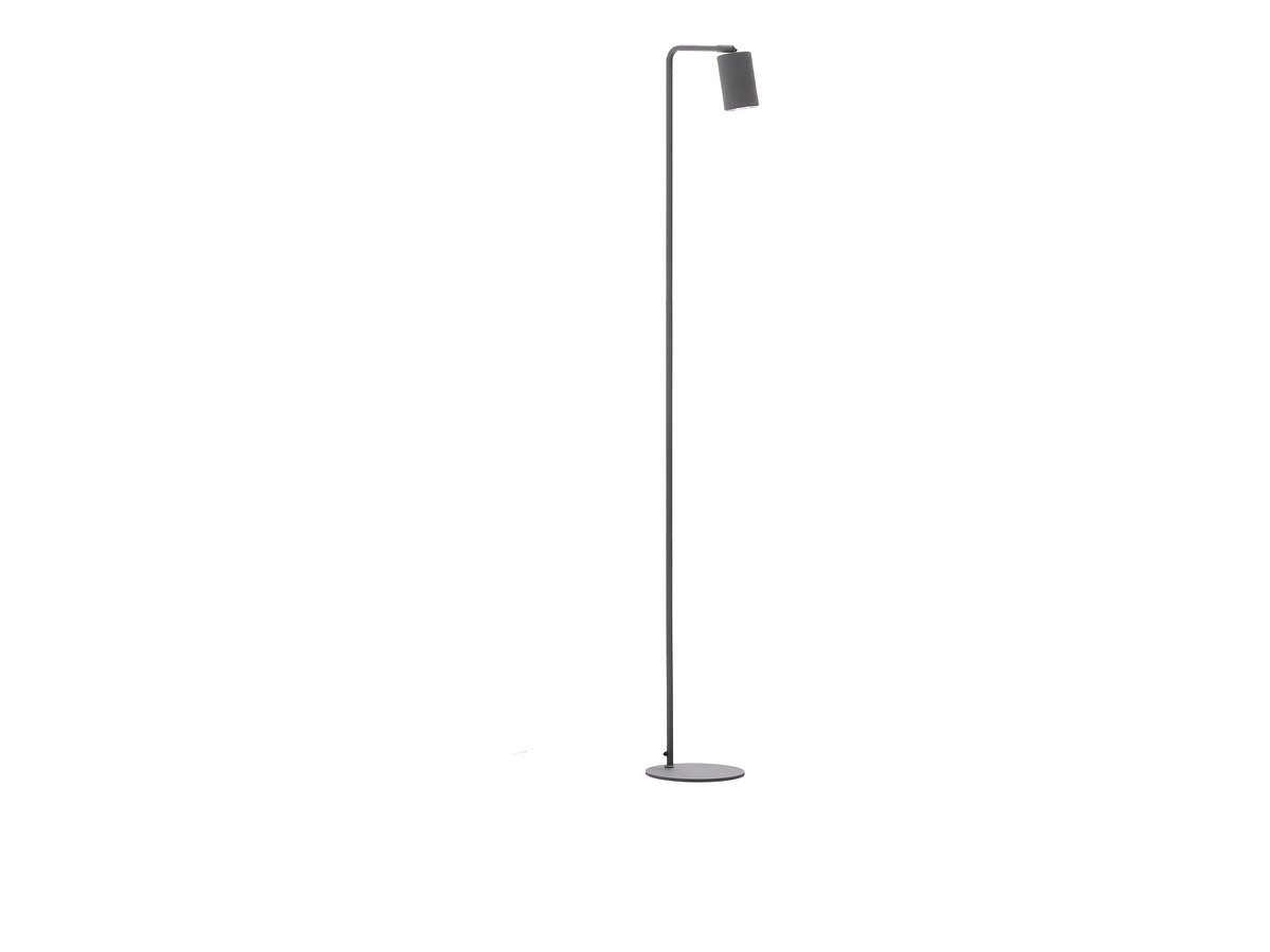 Kave Home Manie staande lamp gemaakt van metaal met zwarte afwerking met gietijzeren effect