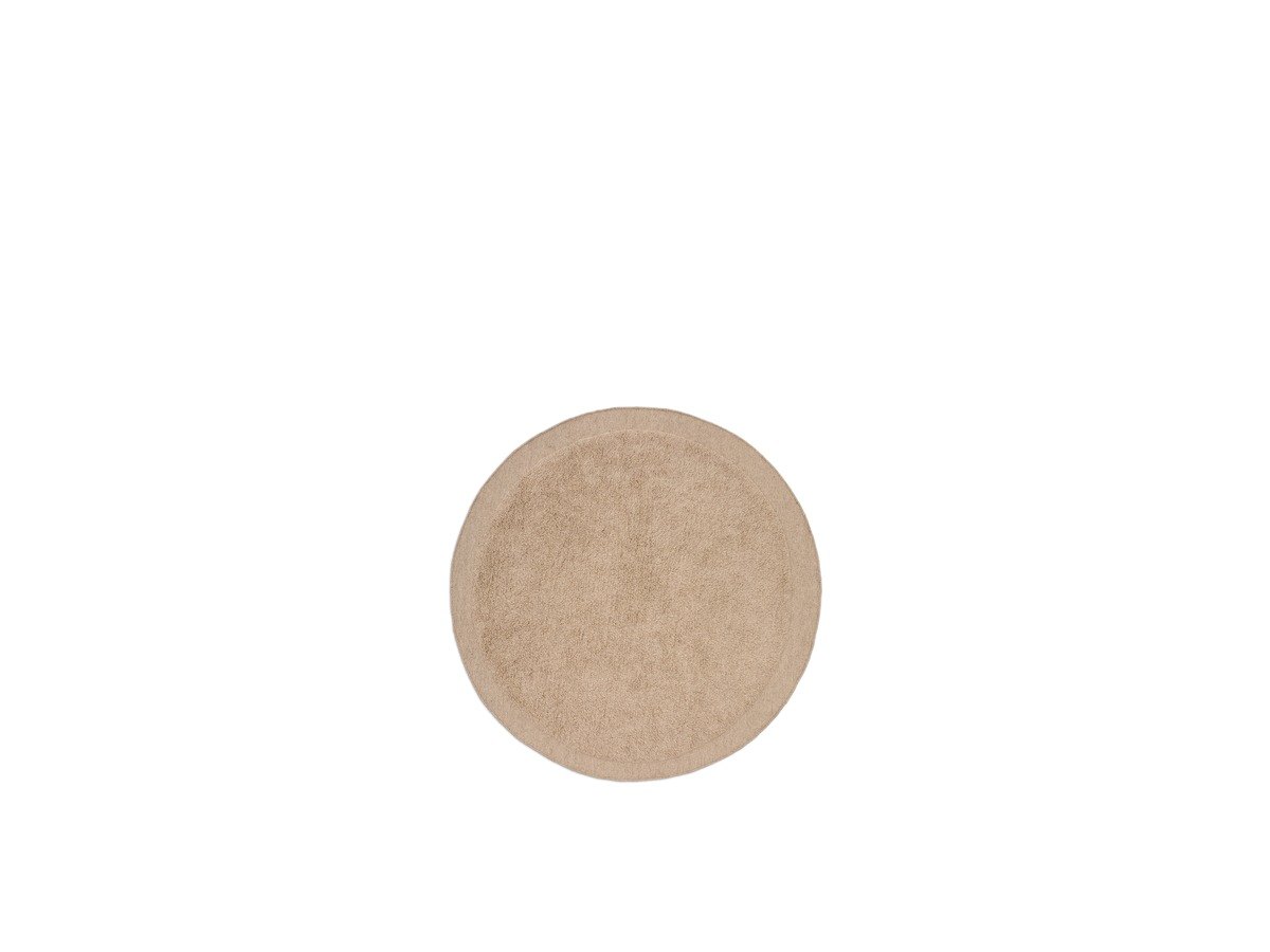 Kave Home Marely rond wollen vloerkleed beige Ø 200 cm