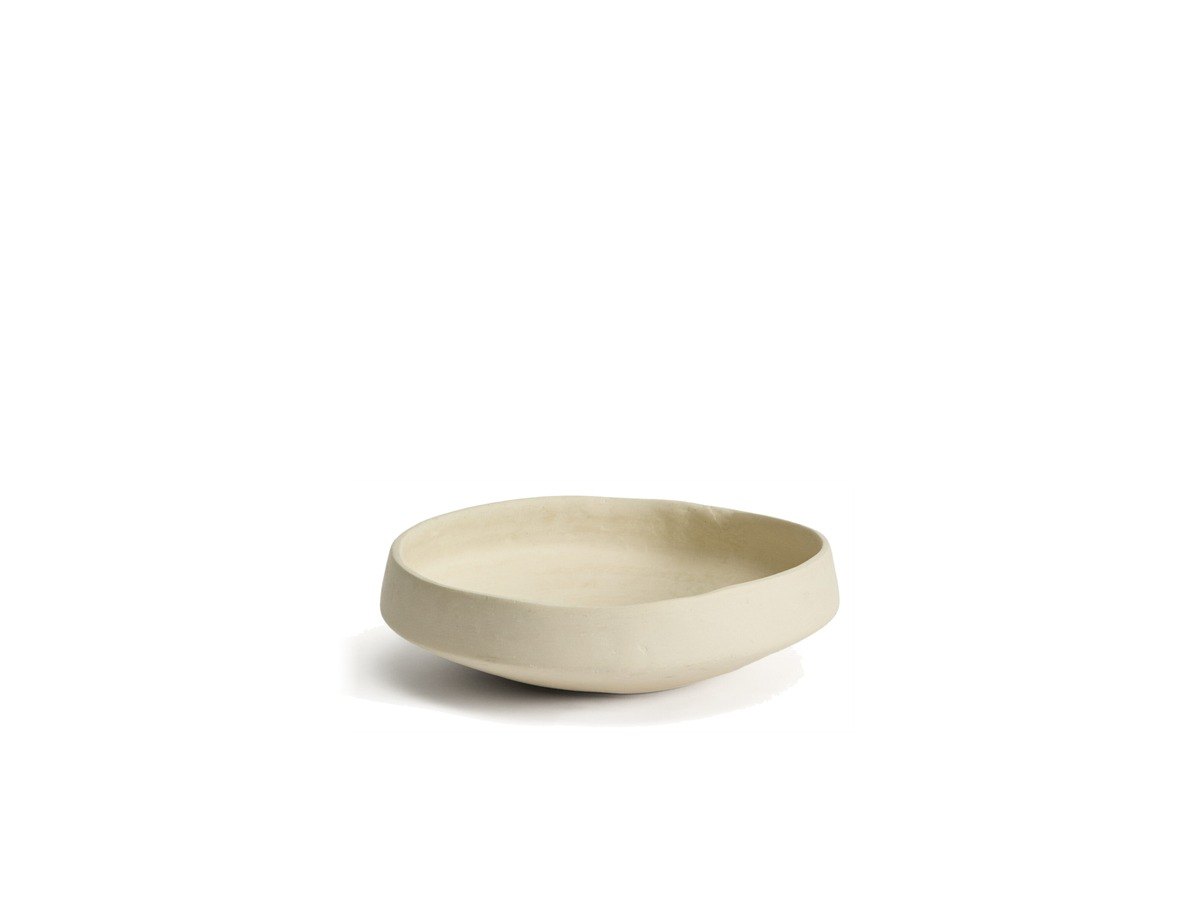 Kave Home Middenschaal Mireni van papier-maché beige Ø 29 cm