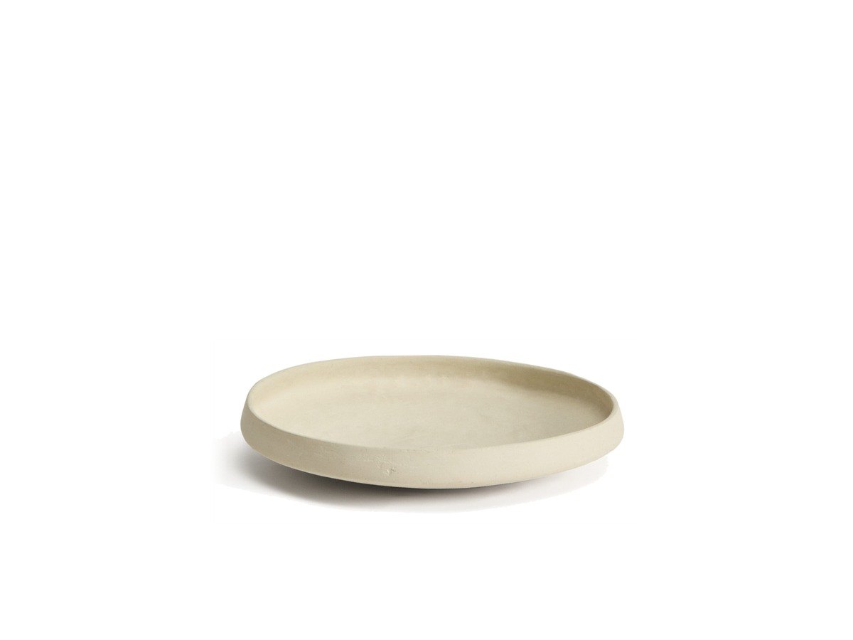 Kave Home Middenschaal Mireni van papier-maché beige Ø 29 cm
