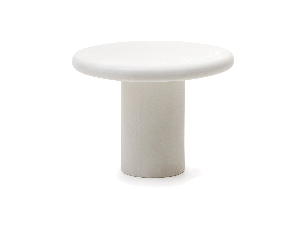 Kave Home Ronde tafel Addaia van wit cement Ø90 cm