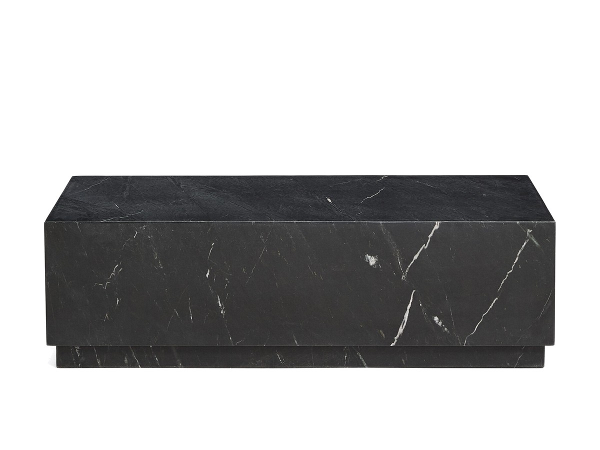 Kave Home Sorein salontafel van zwart marmer 100 x 50 cm
