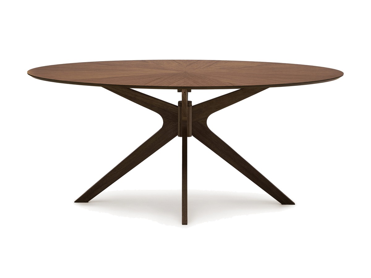 Kave Home Tafel Naanim van walnootfineer 180 x 110 cm