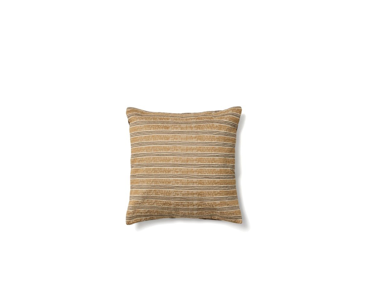 Kave Home Tavina kussenhoes van 100% katoen met borduursel in bruin 50 x 50 cm